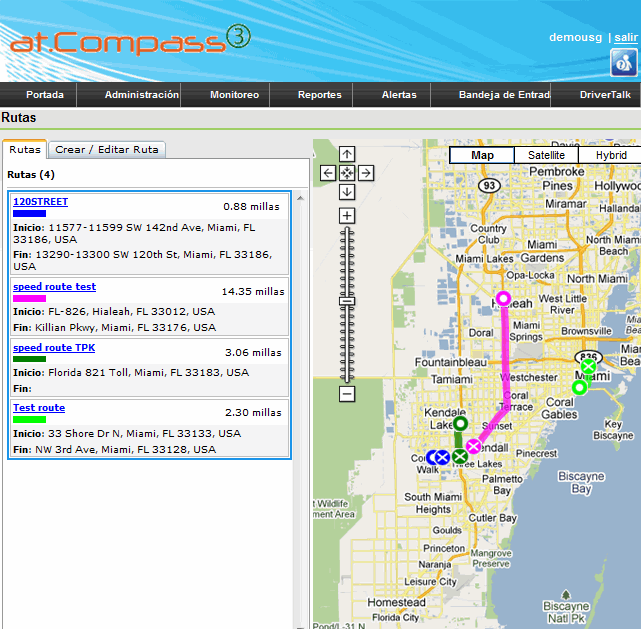 AT Administration/Routes